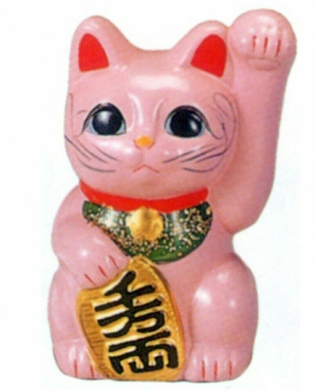 pink lucky cat