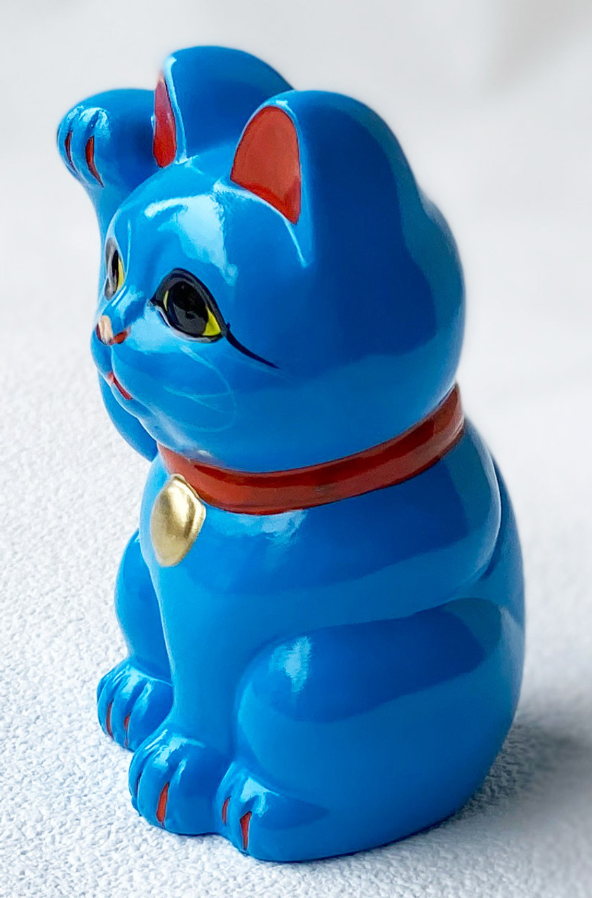 MANEKI NEKO Coinbank Japanese lucky cat TOKONAME yaki Right