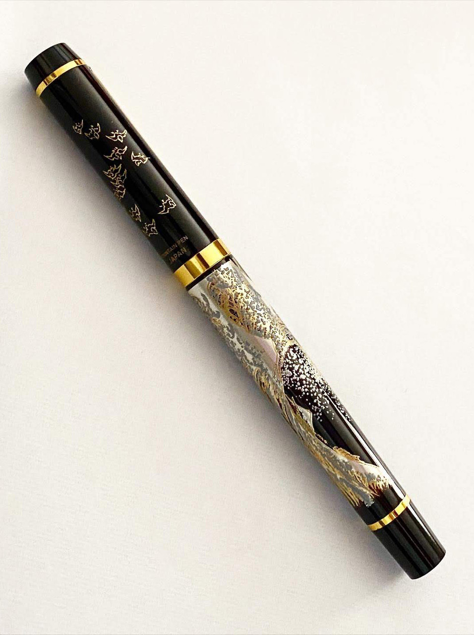 Maki-e Urushi Lacquer Makie Fountain Pen Yamanaka