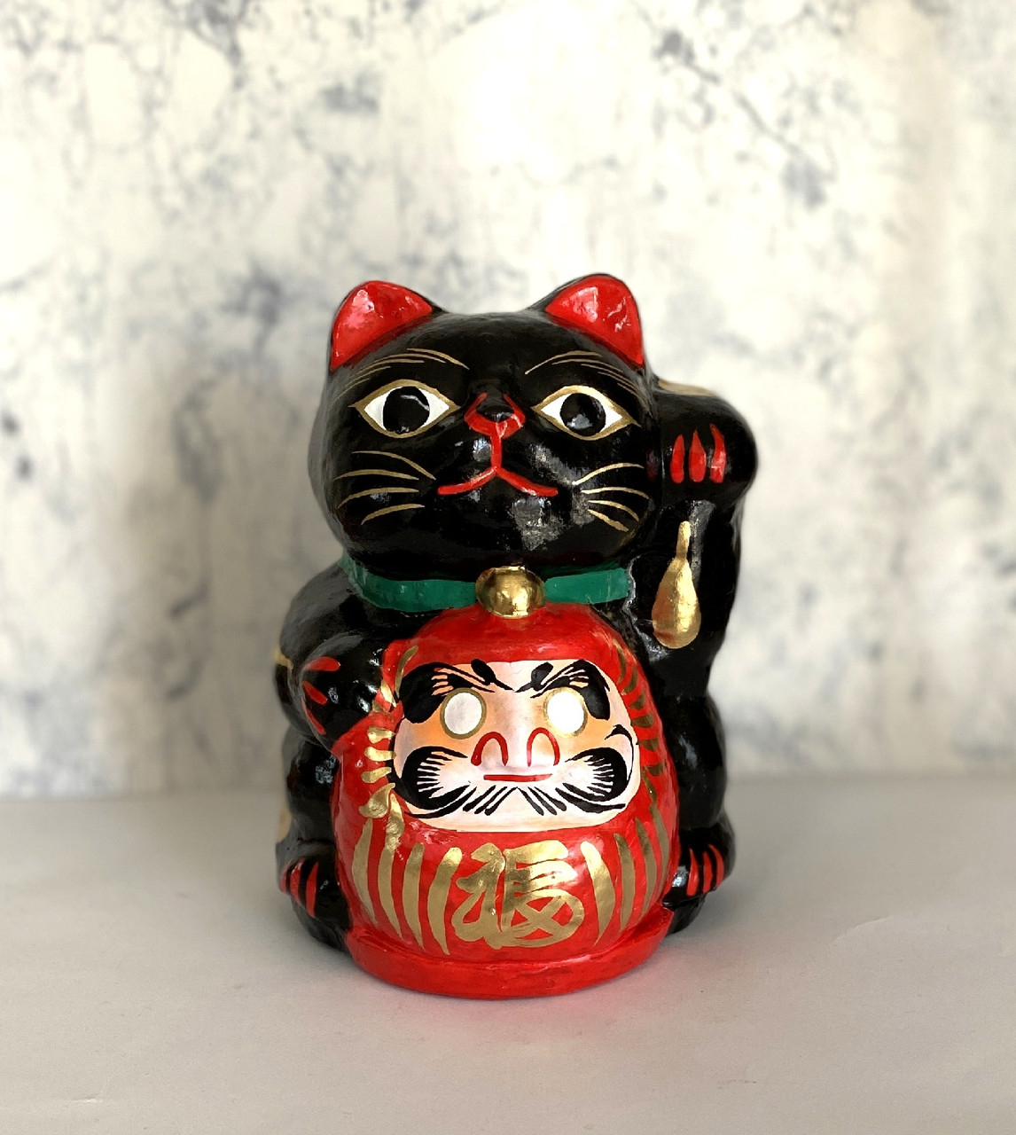 Daruma Darma Maneki Neko Takasaki Hariko Tumbling Doll Lucky cat