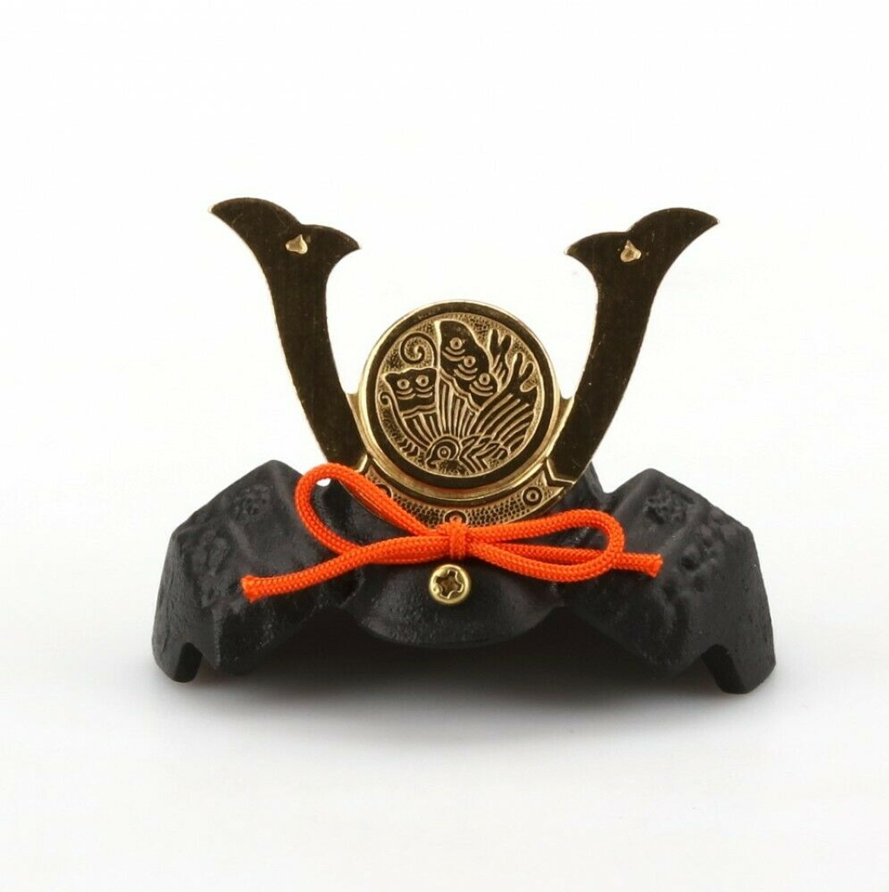 Mini Kabuto Samurai Helmet Ornaments Heike Taira Family Takaoka