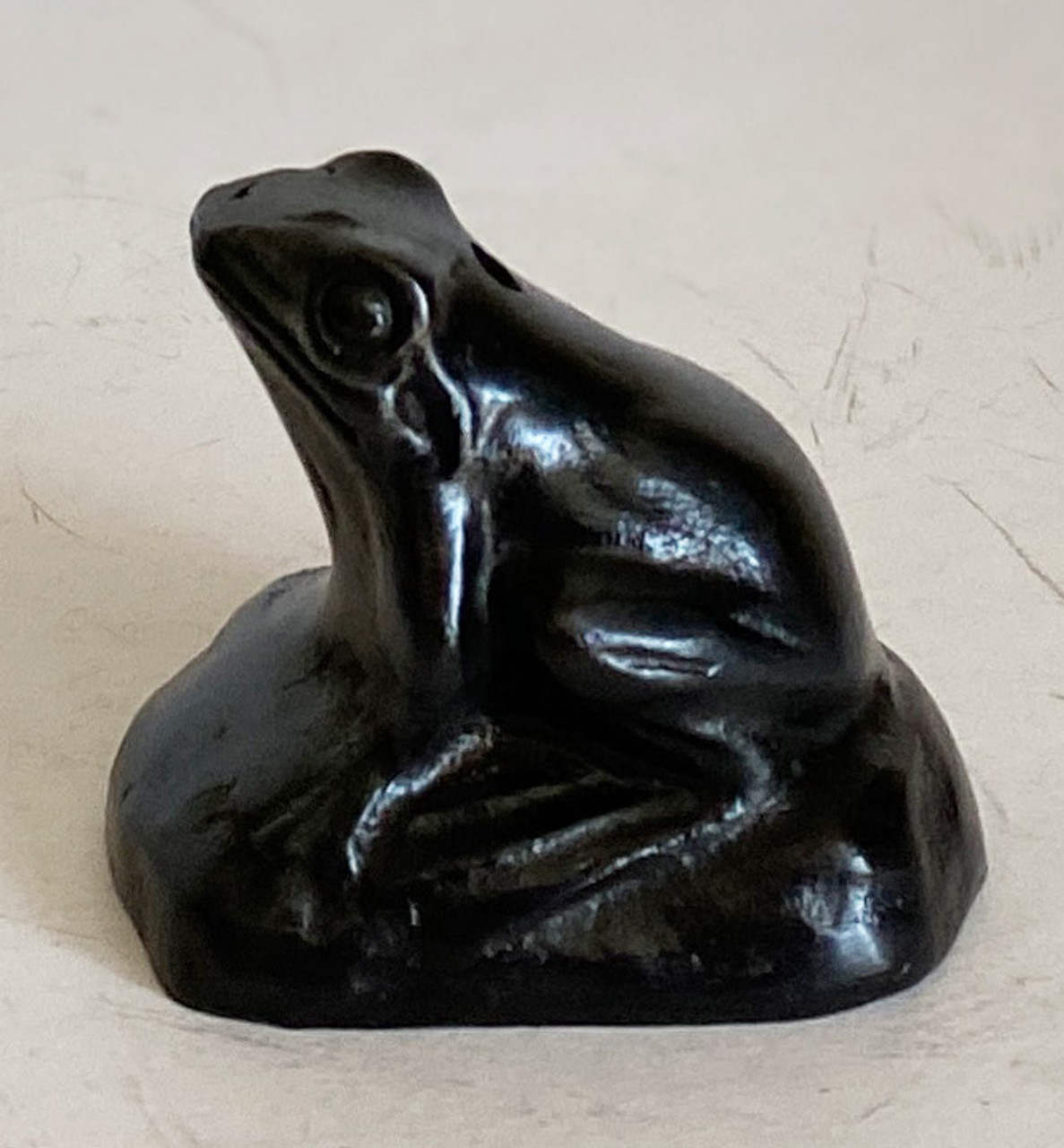 Suiteki Japanese Water dropper Calligraphy Takaoka metal Frog Kaeru