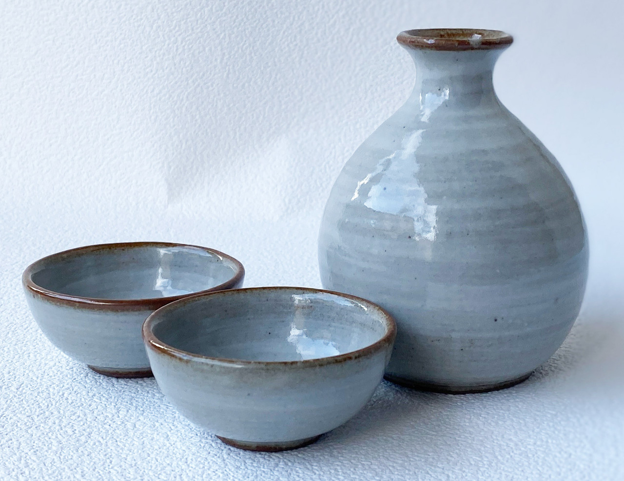 Arita yaki porcelain Sake Cup Bottle set Guinomi Tokkuri Karatsu