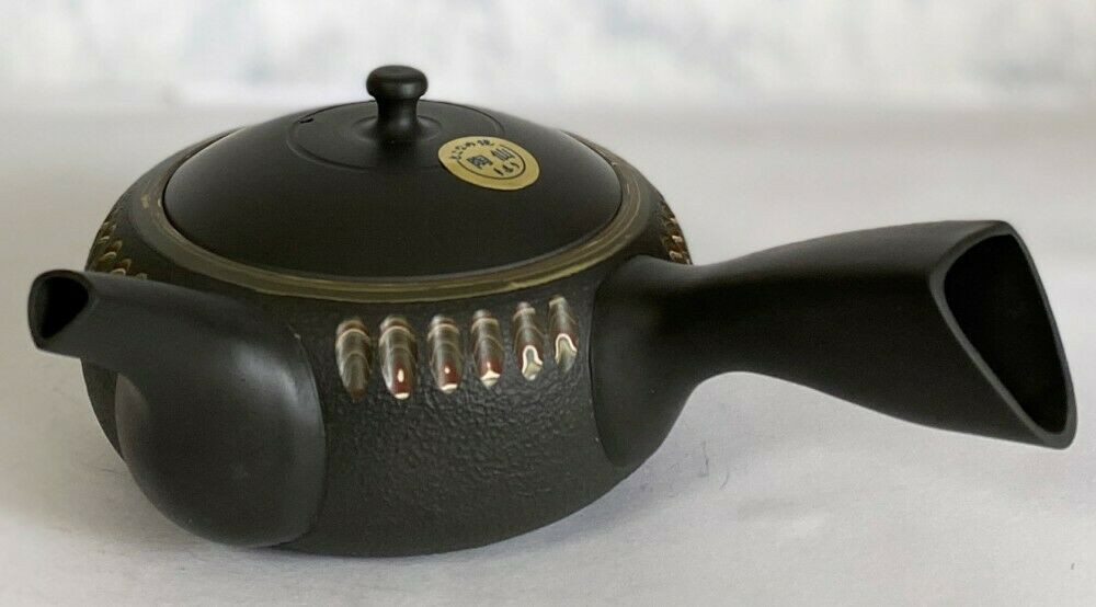 Tosen Nerikomi Kyusu Tea Pot - Thumbnail 3