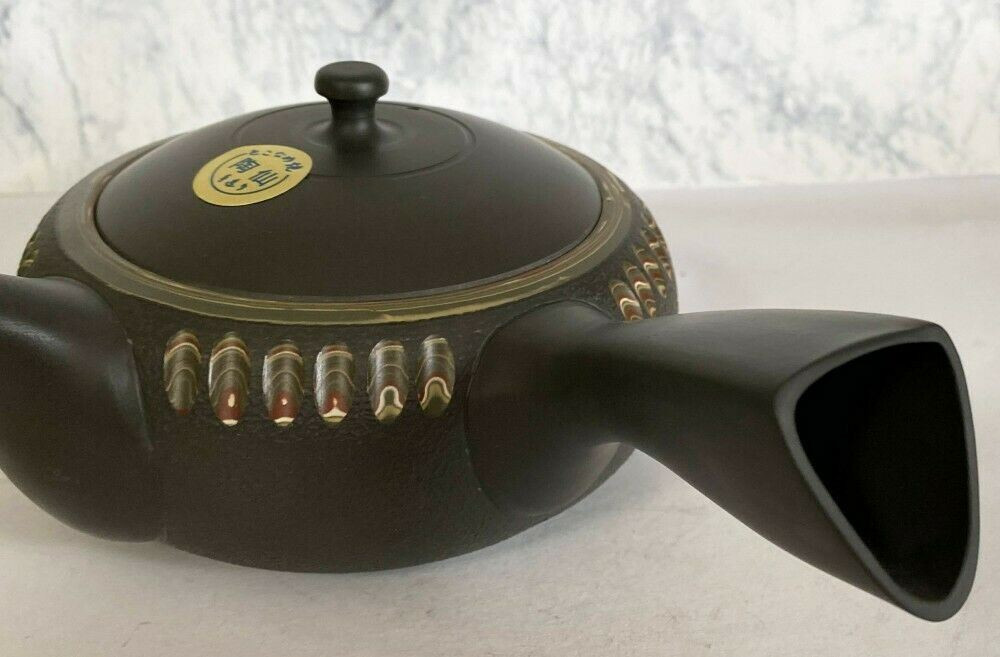 Tosen Nerikomi Kyusu Tea Pot - Thumbnail 2