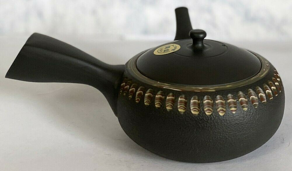 Tosen Nerikomi Kyusu Tea Pot - Thumbnail 4