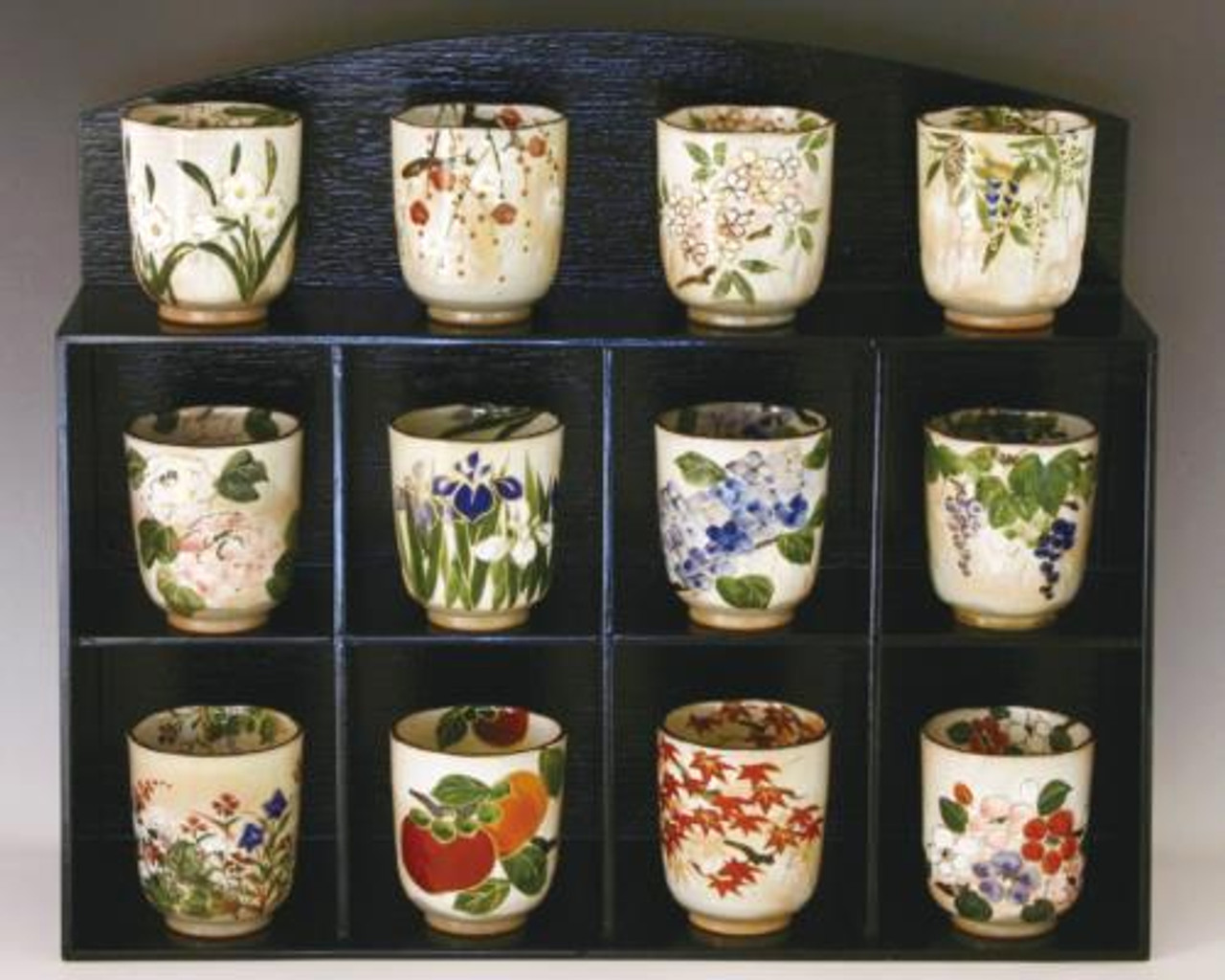 Travel Tea Set Miyakejima - Japanese Tea Cups - Ceramic Tea Cups
