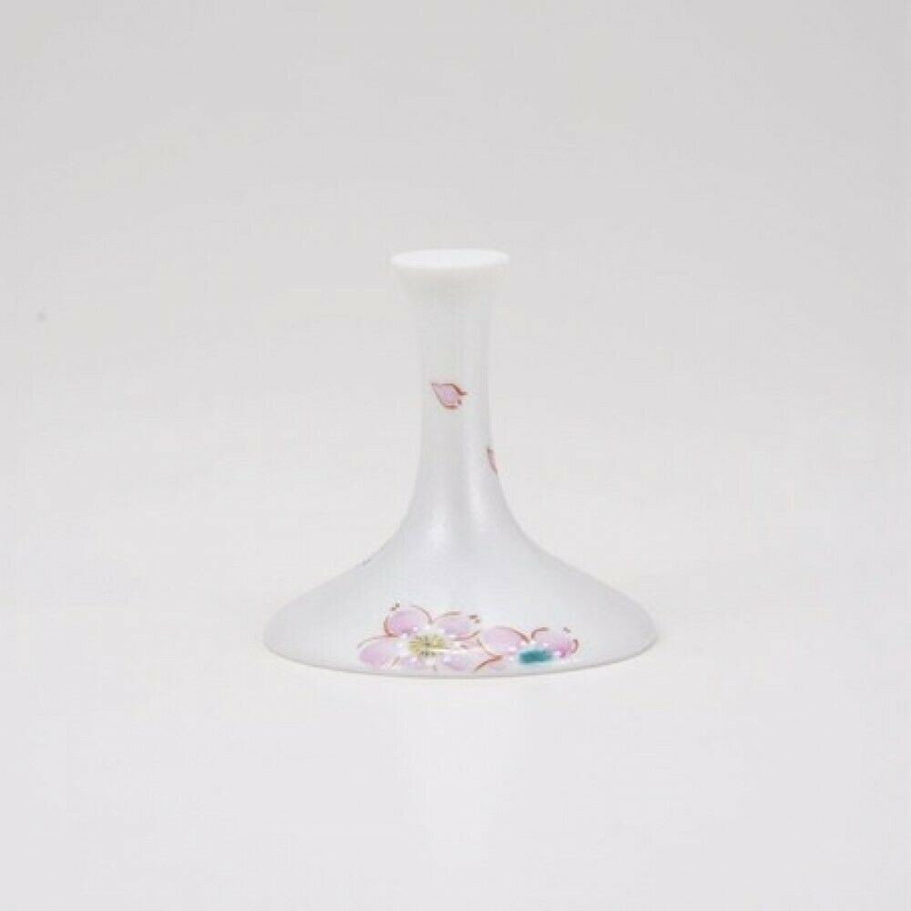 Edo glass Kutani yaki Waglass Japanese Wine glass goblet Sakura Silver