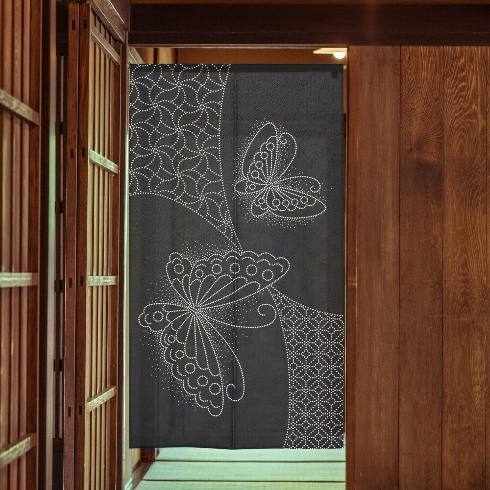 Noren Japanese Door Curtain 150*85cm Polyester Sashiko style
