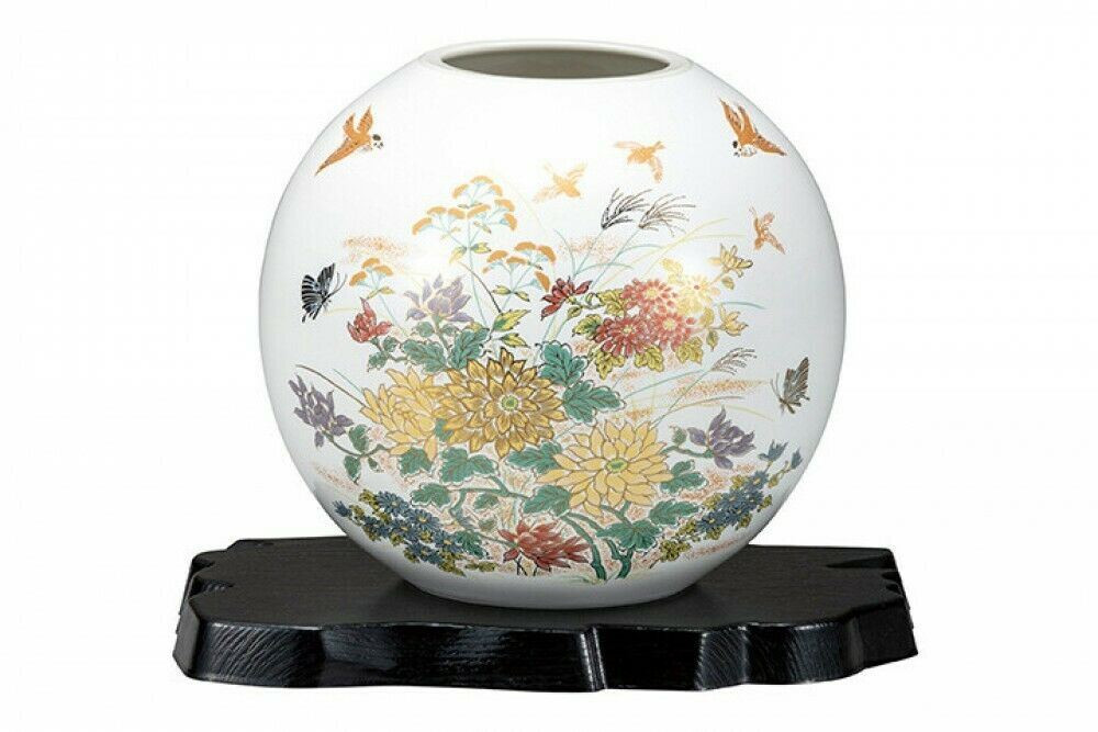 Kutaniyaki Flower Vase - Thumbnail 5