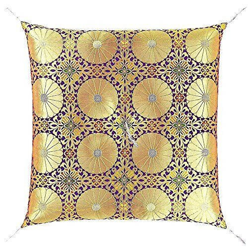 Japanese Buddhist cushion Kinran Omae-Zabuton Temple Rapier purple Japan