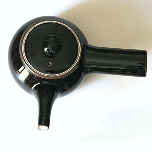 Kyusu Japanese pottery tea pot Arita yaki ware Black Tenmoku 360cc Made in japan