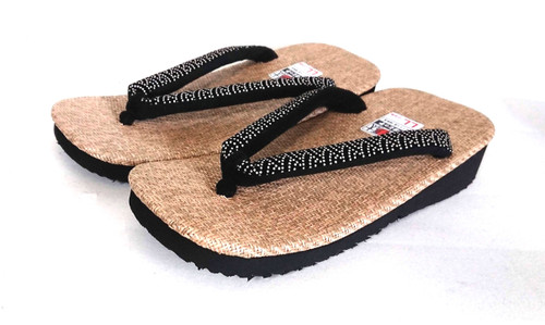 JAPANESE Men's Kimono Zori Geta Setta Sandals Handcraft Nara M-LL any size Japan