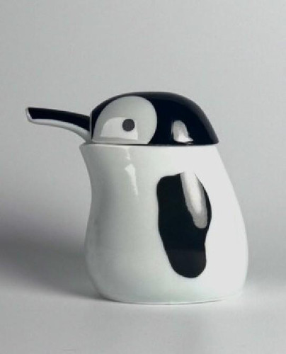 Penguin Japanese Soy sauce pot Arita ware porcelain Made in Japan