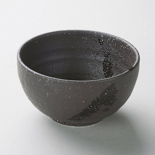 Comet Ishime Donburi Bowl 17cm | Japanese Mino Ware Ramen Rice BowlGray