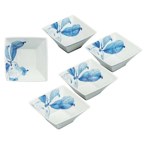 Kobachi Kutani Ware Yuzu 3.5  Small Bowls Set  Japanese Tableware