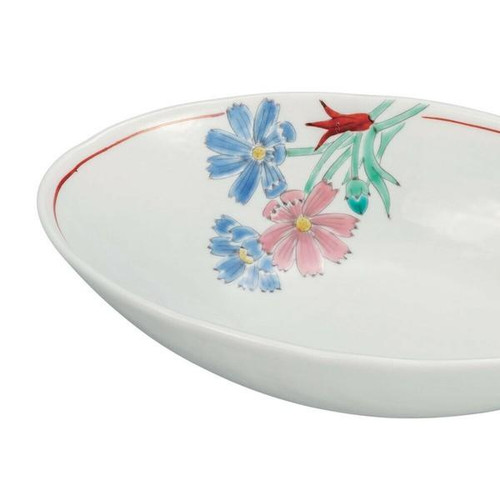 Kutani Ware Cosmos Flower Design 7  Bowl  Japanese Tableware Taishi K