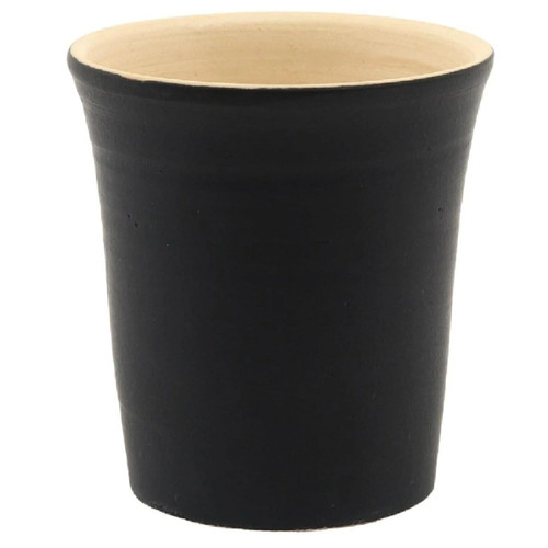 Shigaraki ware Japanese pottery Water Tumbler set of 2  Gold Black glaze Japan