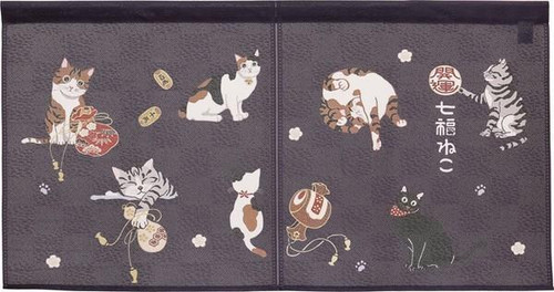 Noren Japanese door curtain 33.46x11.81 in polyester Fortune Lucky Cat Japan