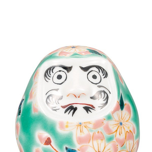 Kutani Ware Daruma Doll  Japanese porcelain Ornament Japan Sakura Taishi kiln