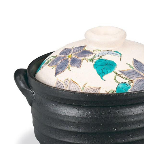 Kutani ware 2-Cup Rice Cooker Donabe Pot – Clematis Japan Tsuyoshi Sato