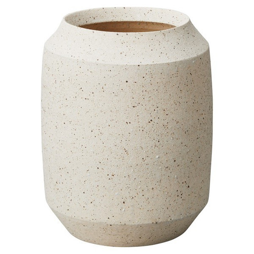 Shigaraki Ware Japan Japanese Barrel Umbrella Stand White Sandstone Style