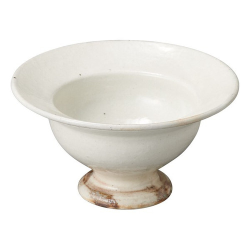Shigaraki Ware Japanese pottery Small bowl Kobachi White Kohiki Yohen Rim Kodai