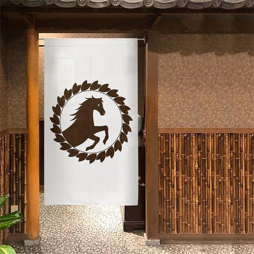 Noren Japanese Door Curtain Tapestry PolyesterEmblem 85x150 cm Japan
