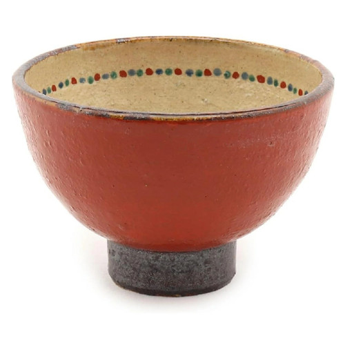 Shigaraki ware Japanese Rice bowl Gohan Chawan Amane Red Japan