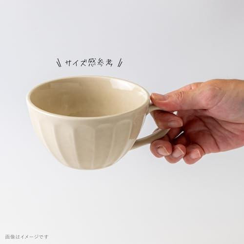 Mino ware Japanese Coffee Tea cup NAGARA Mug in Kurikawa Brown 280ml Japan