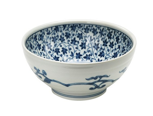 Mino ware Japanese Ramen Bowl Japan Noodle bowl Koimaru Karakusa Pattern Japan