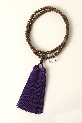 Kyoto Juzu Japanese Buddhist Mala Sodo shu Palo santo Ryokudan Woman Japan