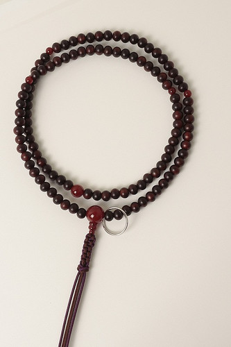 Kyoto Juzu Japanese Buddhist Mala Sodo shu Matte Shitan Agate Zen shu Men Japan