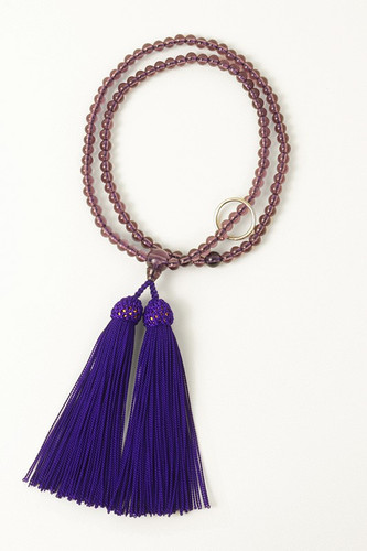 Kyoto Juzu Japanese Buddhist Mala Sodo shu Izumi Cutting glass Zen Woman Japan