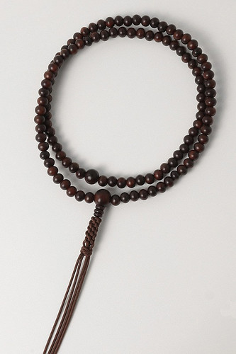 Kyoto Juzu Japanese Buddhist Mala Rinzai shu Matte Rosewood Men Japan