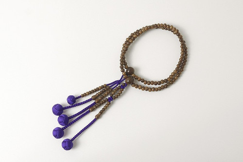 Kyoto Juzu Japanese Buddhist Mala Nichiren Ryokudan 8sun Woman Japan