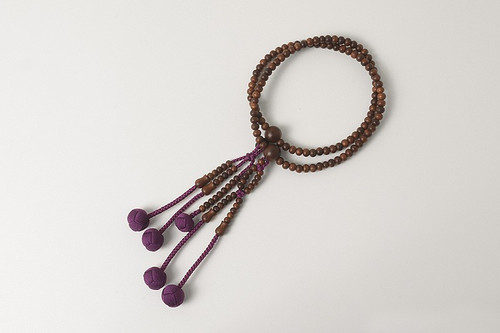 Kyoto Juzu Japanese Buddhist Mala Nichiren Matte Sendan chinaberry 8sun Woman