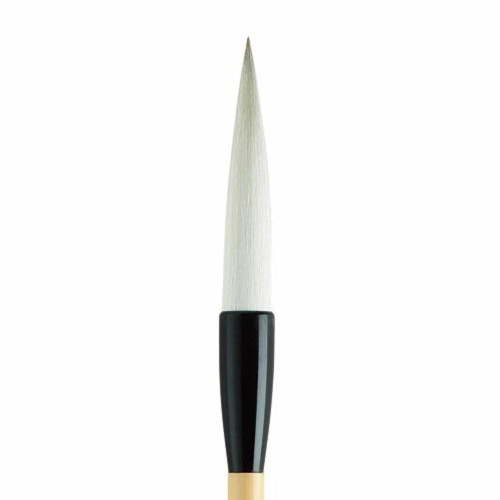 Kutsugen No.1 Calligraphy Brush Long Tip Mixed Hair Brush for Kanji Japan Nara