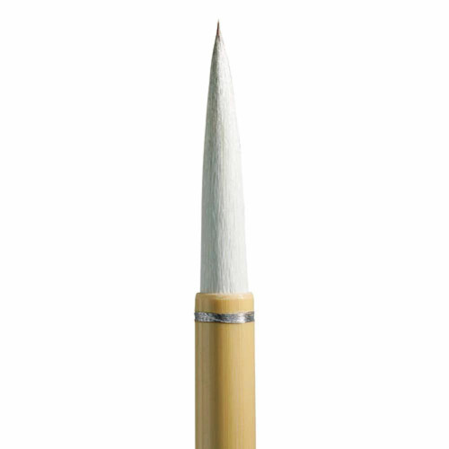 Kutsugen No.3 Calligraphy Brush Long Tip Mixed Hair Brush for Kanji Japan Nara