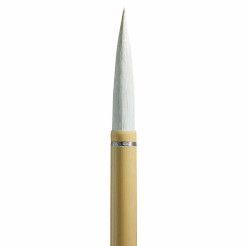 Kutsugen No.6 Calligraphy Brush Long Tip Mixed Hair Brush for Kanji Japan Nara