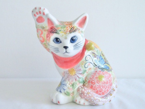 Calico Maneki Neko | Three-Color Lucky Cat