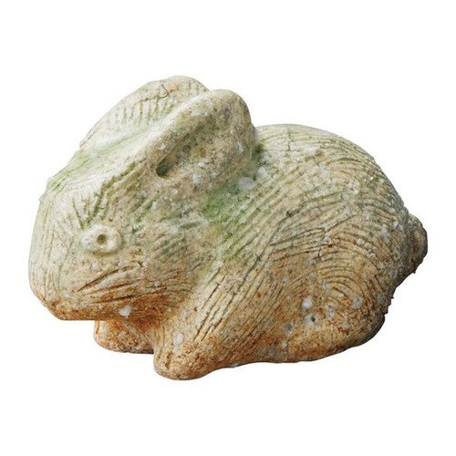 Shigaraki Ware Kiln Guardian Rabbit Figurine Small Traditional Japanese Ceramic