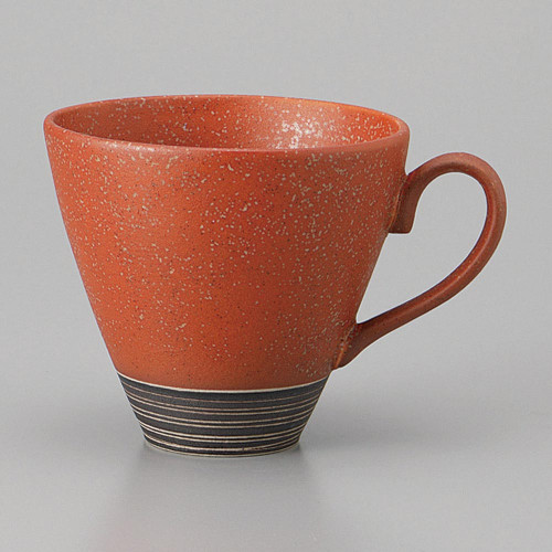 Mino ware Japanese Ceramic Mug Coffee Tea cup Kunie Red Matte Mug 350ml Japan