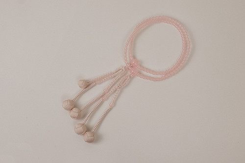 Kyoto Juzu Japanese Buddhist Mala Nichiren Quartz Woman Japan