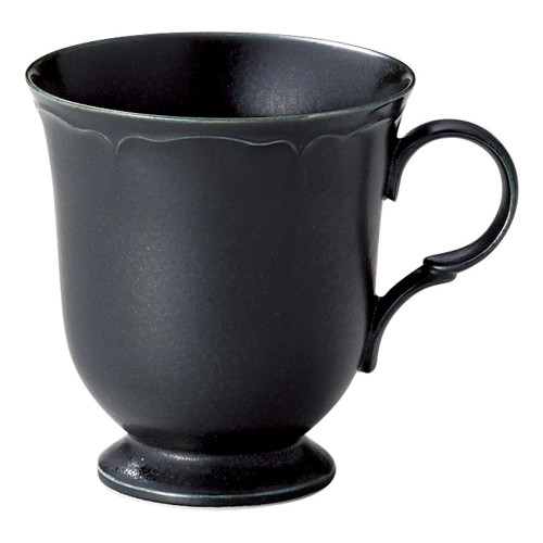 Mino ware Japanese Ceramic Mug Coffee Tea cup Roire Black mug 280ml Japan