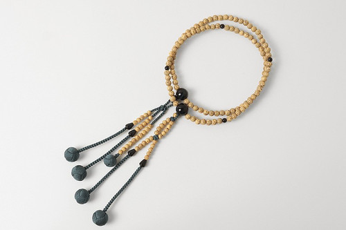 Kyoto Juzu Japanese Buddhist Mala NichirenSeigetsu Linden Hawks eye Shaku Japan