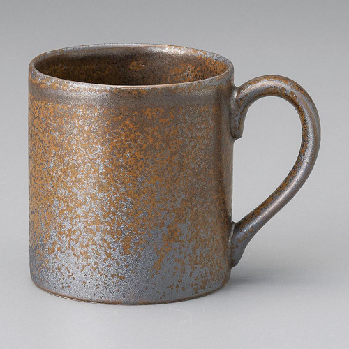 Mino ware Japanese Ceramic Mug Coffee Tea cup Yamahei Manganese Glaze