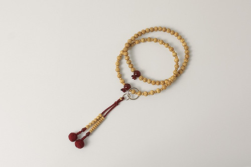 Kyoto Juzu Japanese Buddhist Mala Jodo shu Seigetsu Linden Agate Woman Japan