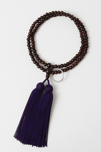 Kyoto Juzu Japanese Buddhist Mala Sodo shu Matte Shitan Rosewood Woman Japan