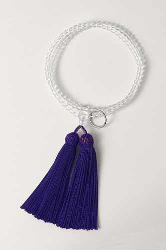 Kyoto Juzu Japanese Buddhist Mala Sodo shu Izumi Cutting glass Woman Japan